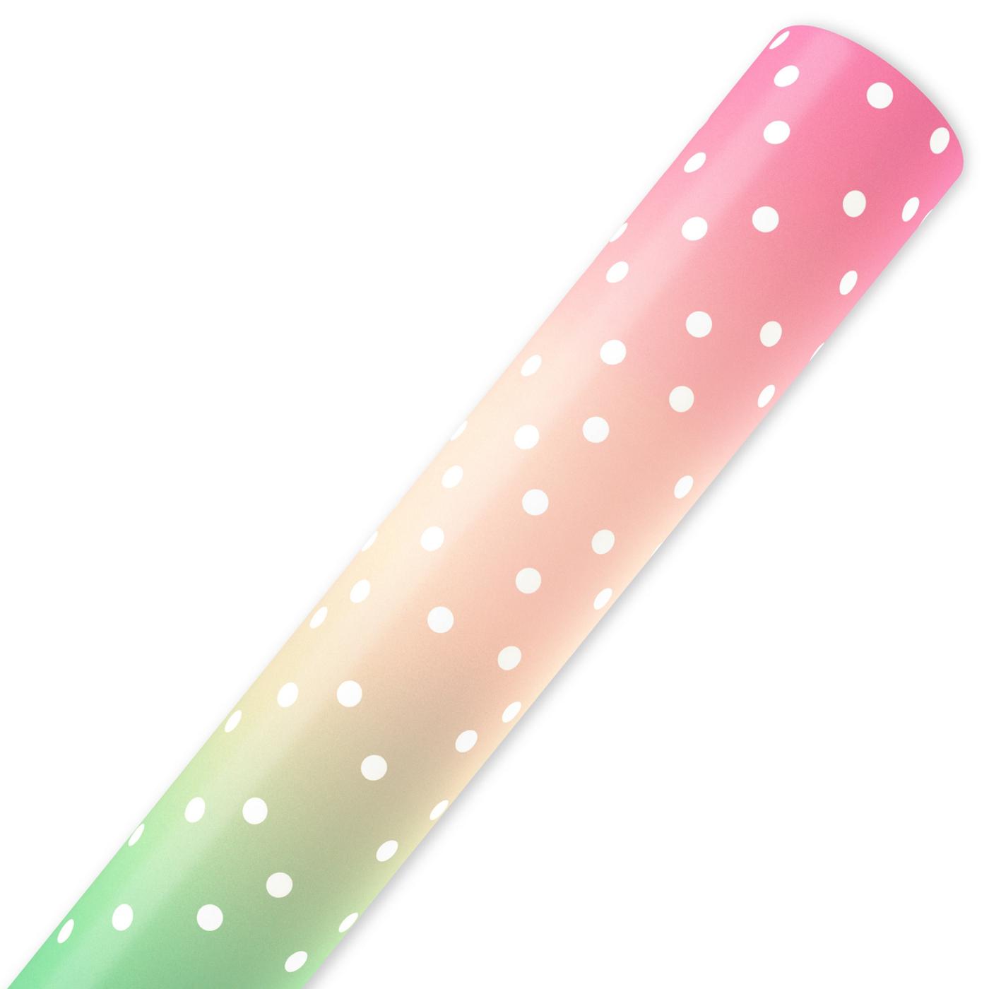 American Greetings Ombre Polka Dot Easter Gift Wrapping Paper, 20 sq. ft.; image 5 of 5