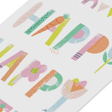 American Greetings Easter Card - Colorful Celebration, 8.25" x 5.375"