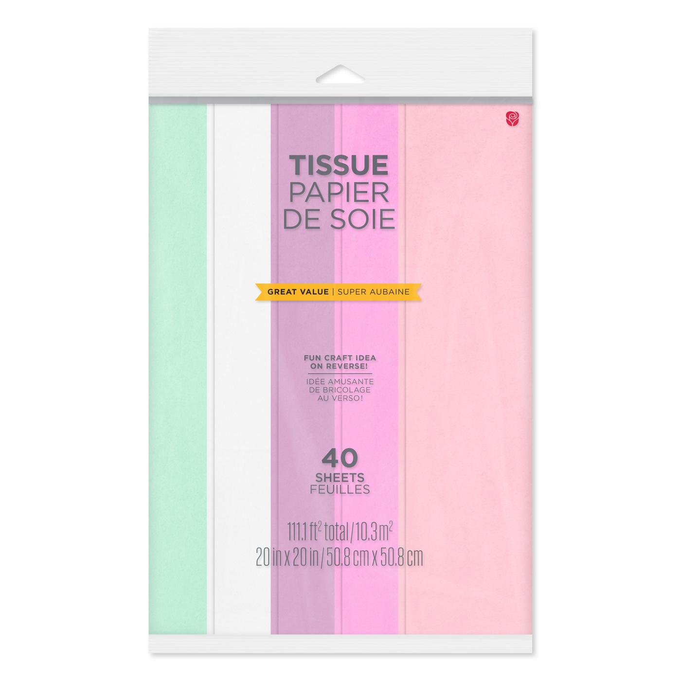 American Greetings Spring Pastel Colors Easter Gift Tissue Paper, 40 ct; image 1 of 6