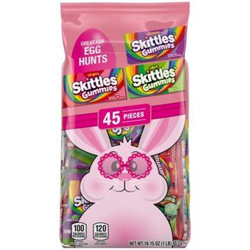 Skittles Gummies Assorted Fun Size Easter Egg Hunt Candy