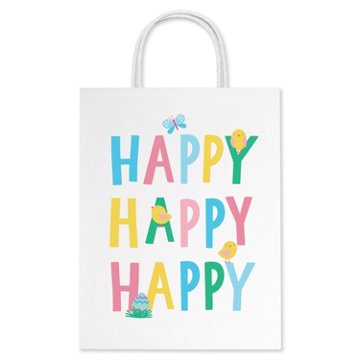 American Greetings Happy Vibes Large Easter Gift Bag, 5" x 13" x 10"