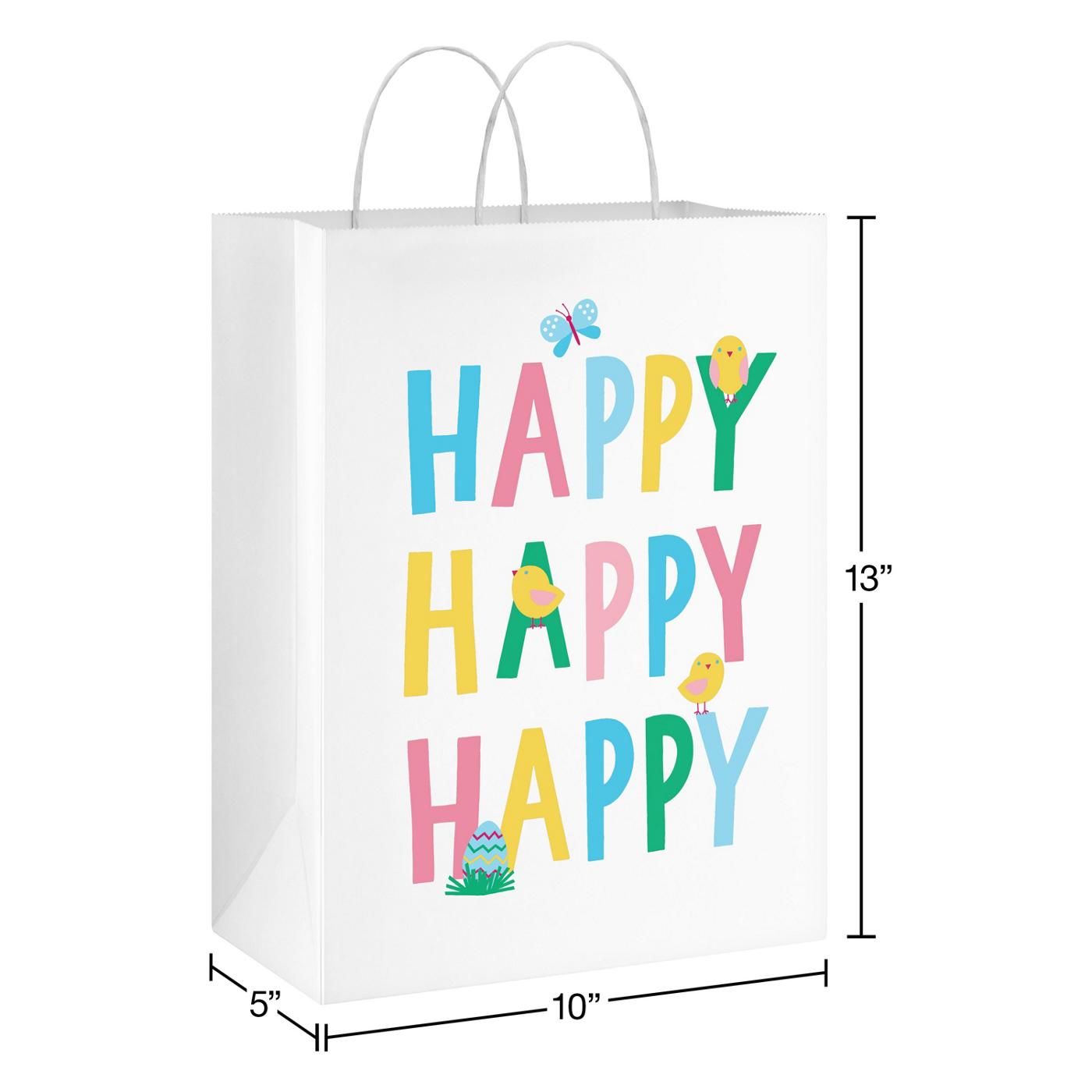 American Greetings Happy Vibes Large Easter Gift Bag; image 4 of 4