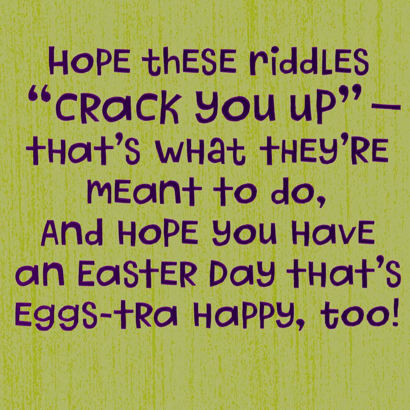 American Greetings Easter Card for Kids - Easter Jokes; image 2 of 5