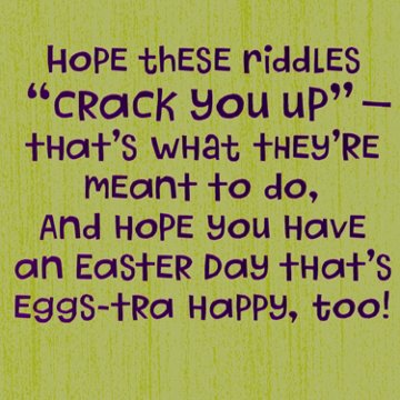 American Greetings Easter Card for Kids - Easter Jokes, 8.25" x 5.375"