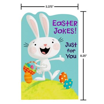 American Greetings Easter Card for Kids - Easter Jokes, 8.25" x 5.375"