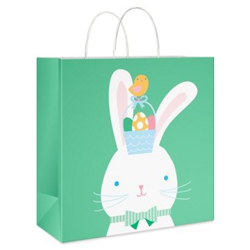 American Greetings Easter Bunny Jumbo Easter Gift Bag, 15 in. x 6 in. x 15