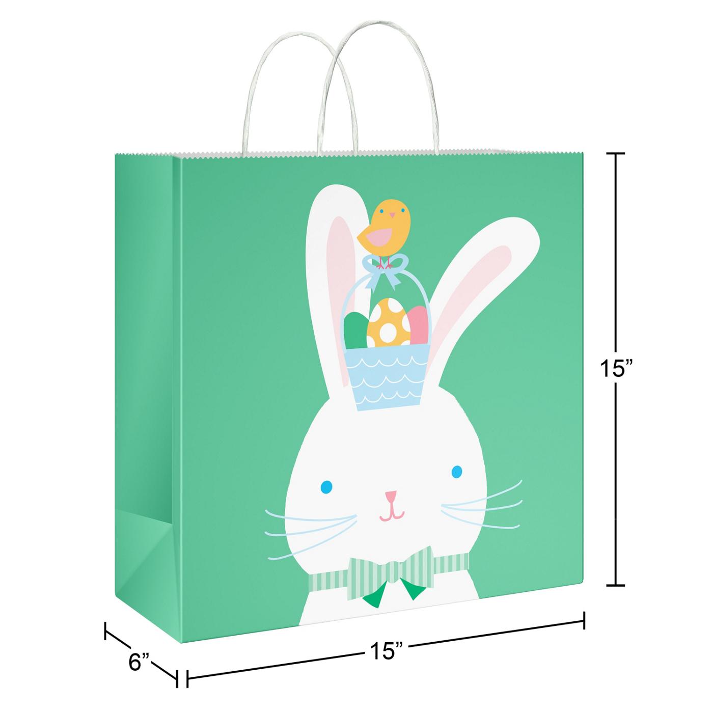 American Greetings Easter Bunny Jumbo Easter Gift Bag; image 2 of 4