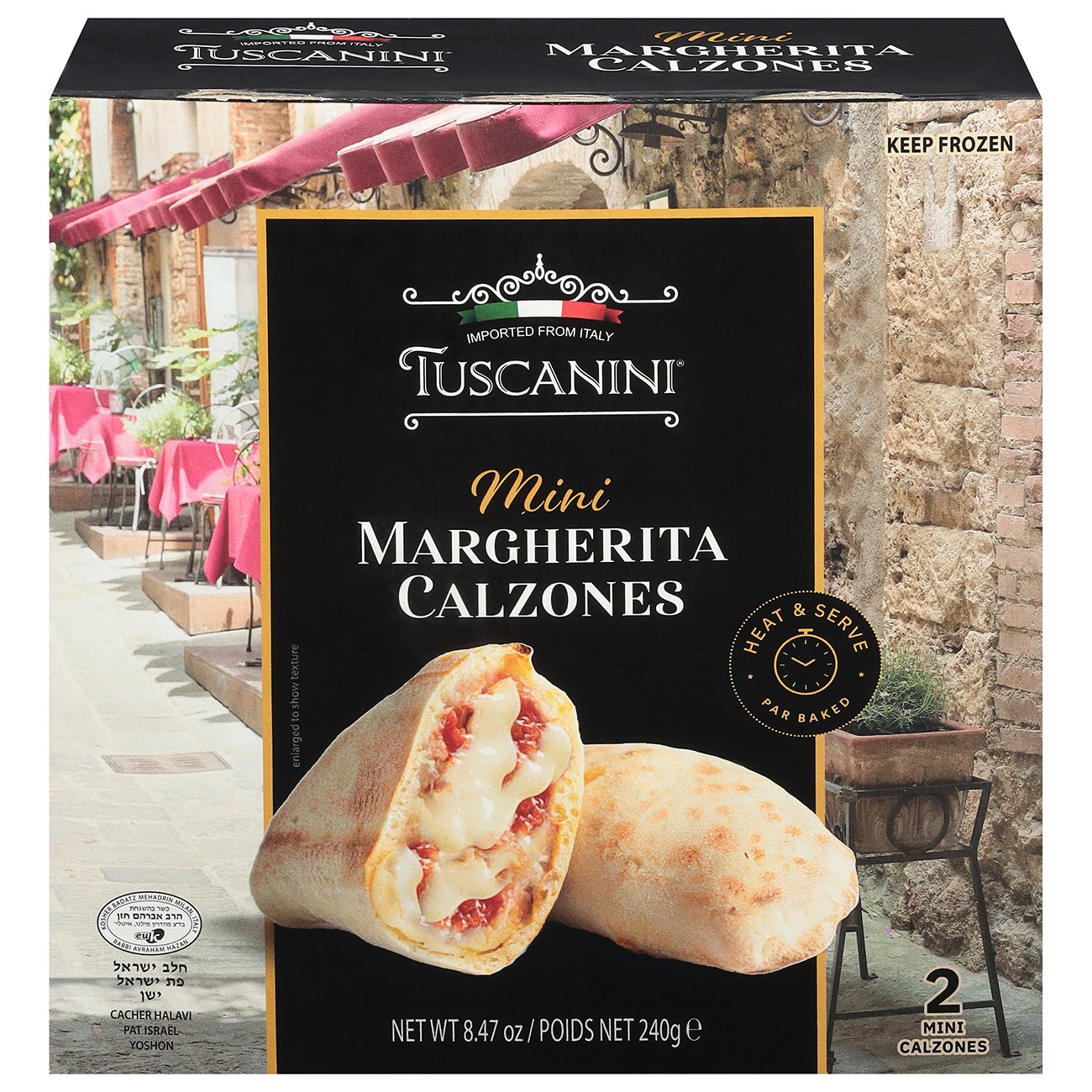 Tuscanini Kosher Mini Margherita Calzones - Shop Appetizers at H-E-B
