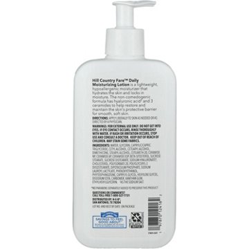 Hill Country Fare Daily Moisturizing Lotion - Normal to Dry Skin, Fragrance Free, 12 oz