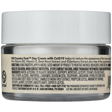 Hill Country Fare Day Face Cream with CoQ10 - All Skin Types, Fragrance Free