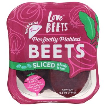 Love Beets Perfectly Pickled Sliced Beets, 6.50 oz