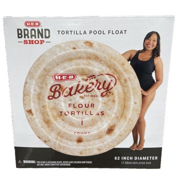 H-E-B Brand Shop Bakery Tortilla Pool Float