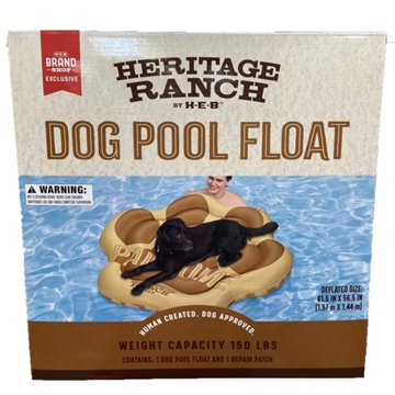 H-E-B Brand Shop Heritage Ranch Dog Pool Float