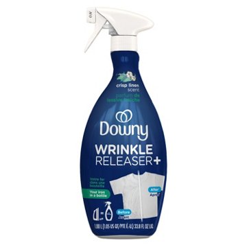 Downy Wrinkle Releaser - Crisp Linen Scent, 33.8 oz