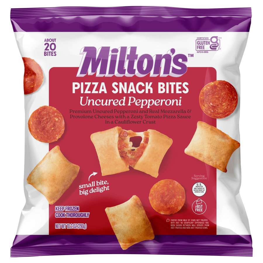 Milton's Mozzarella & Provolone Pizza Snack Bites, 10.2 oz