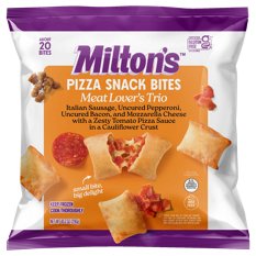 Milton's Meat Lovers Trio Pizza Snack Bites, 10.2 oz | Central