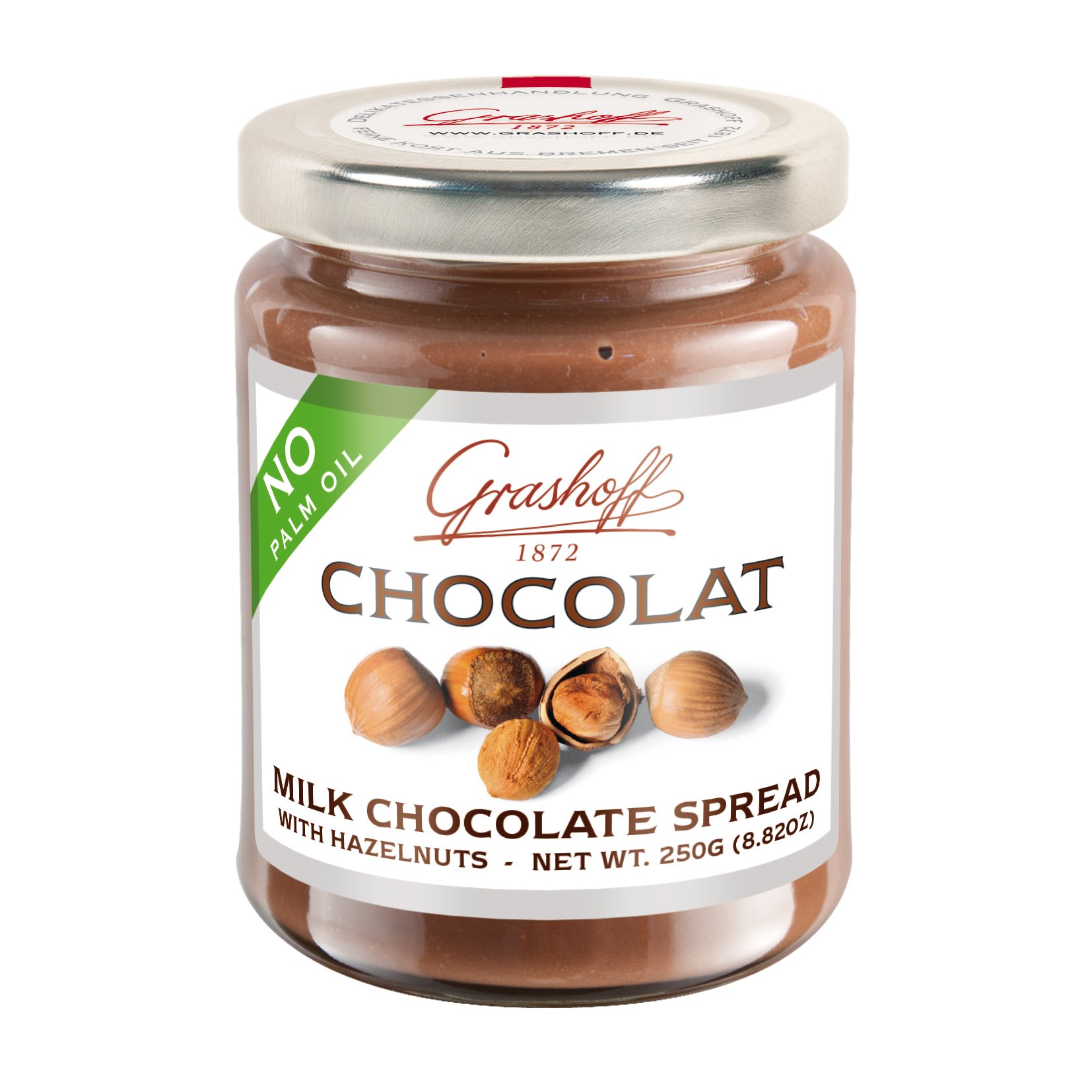 Grashoff Milk Chocolate Hazelnut Spread, 8.82 oz | Central Market ...