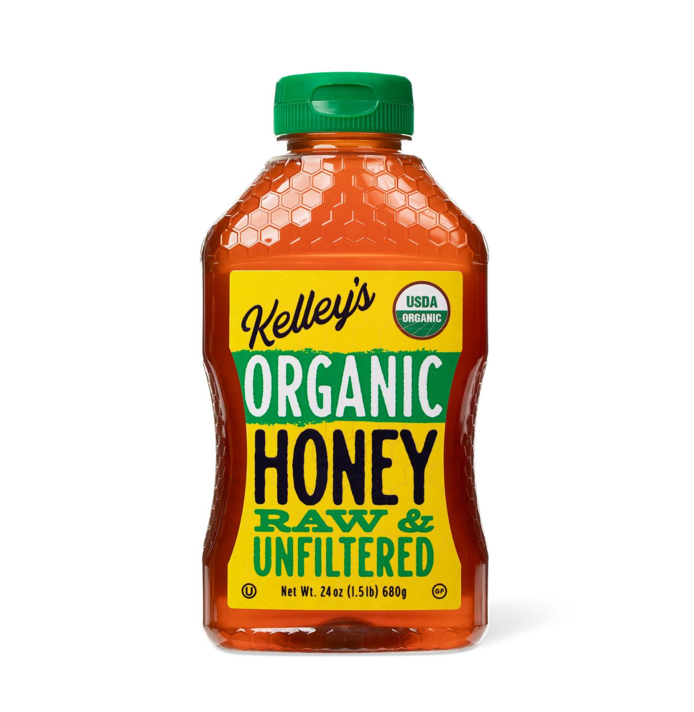 Kelley's Raw Unfiltered Organic Honey; image 1 of 6