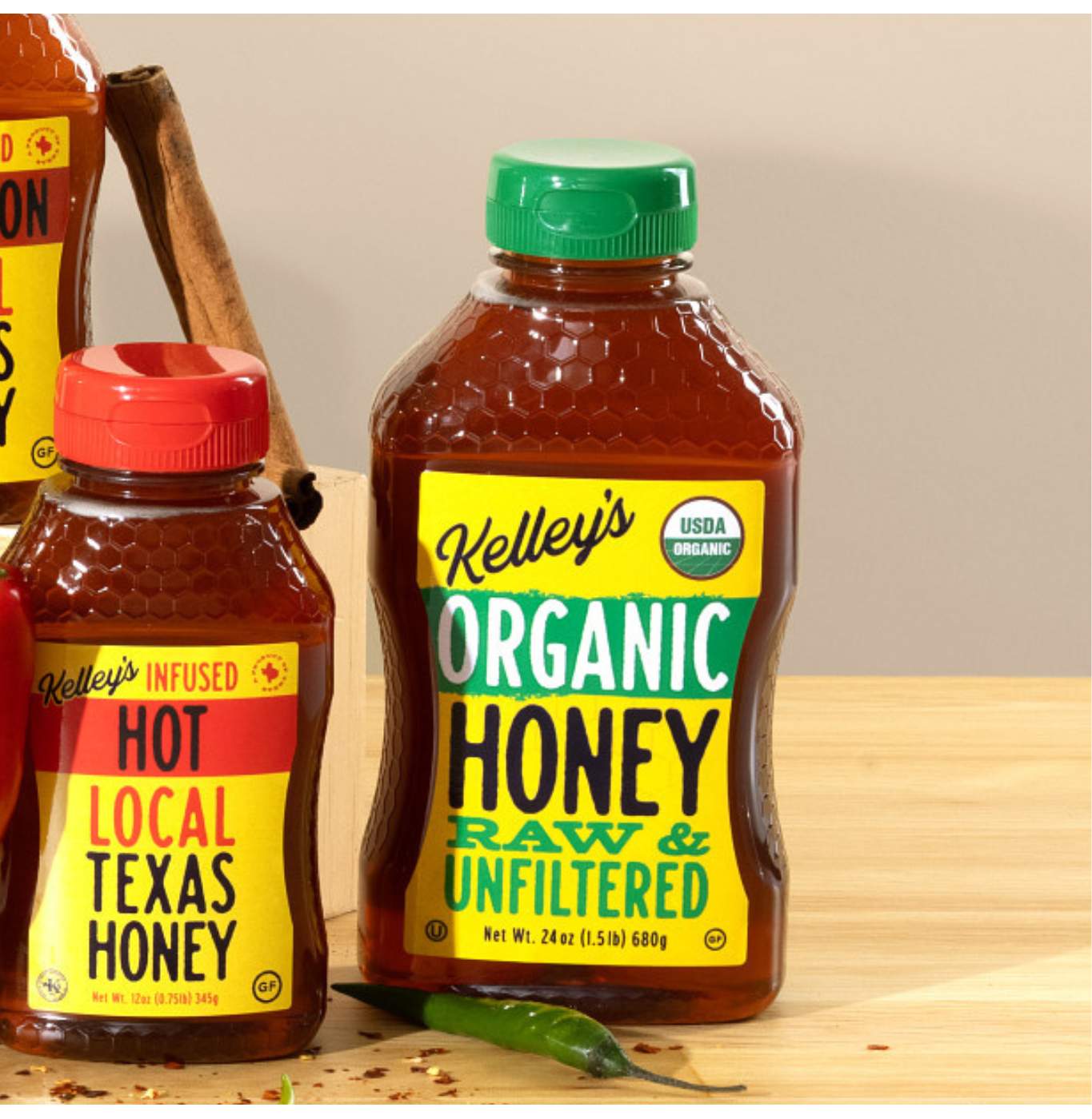 Kelley's Raw Unfiltered Organic Honey; image 5 of 6