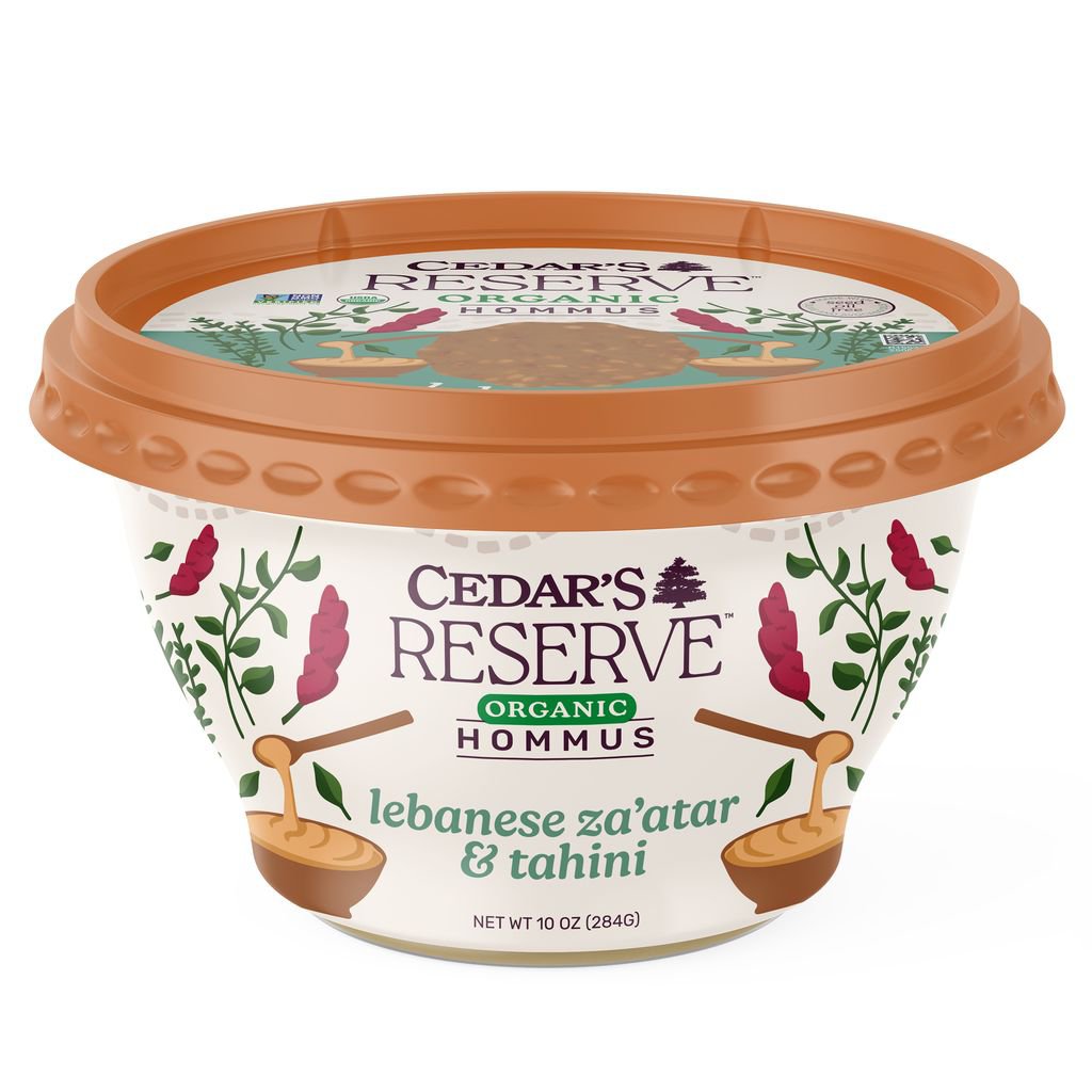 Cedar's Reserve Organic Za'atar & Tahini Hommus, 10 oz | Central