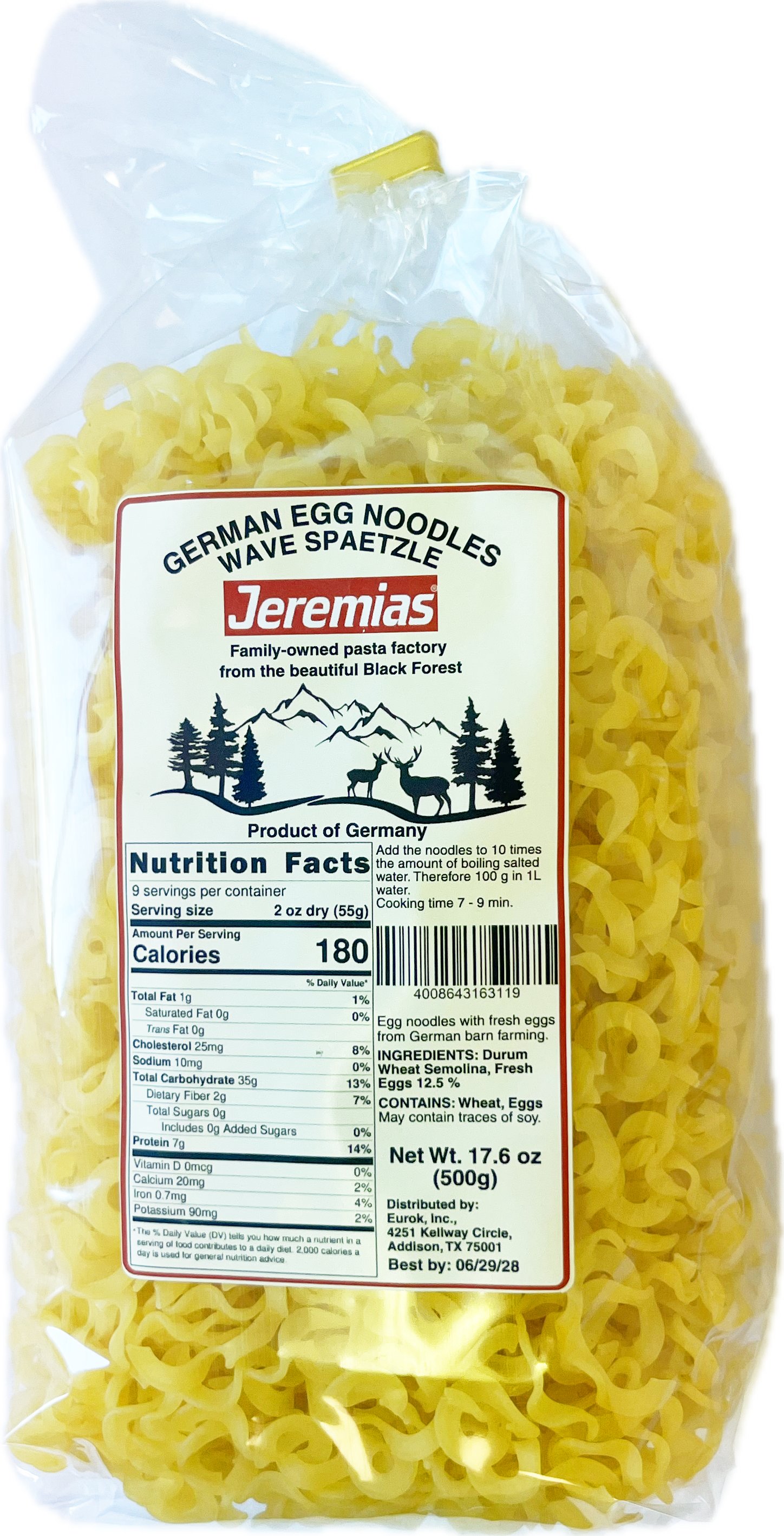 Jeremias German Egg Noodles Wave Spatzle, 17.6 oz | Central Market