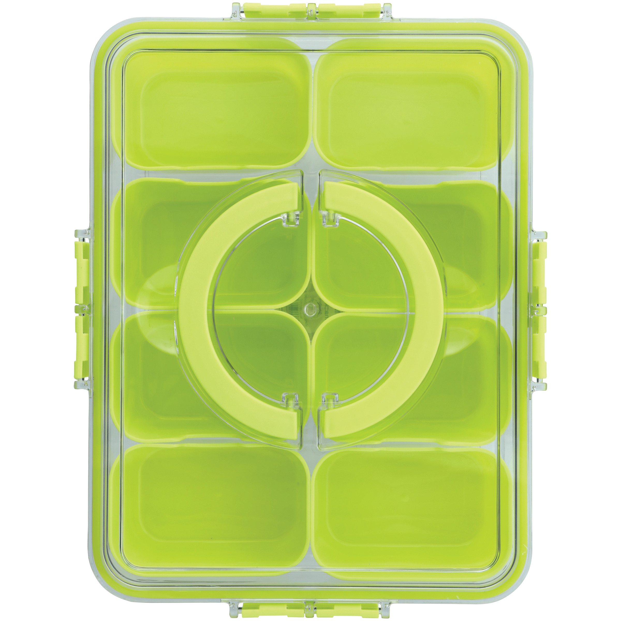 Winpex Eight Section Snack Box - Neon Yellow - Shop Food storage