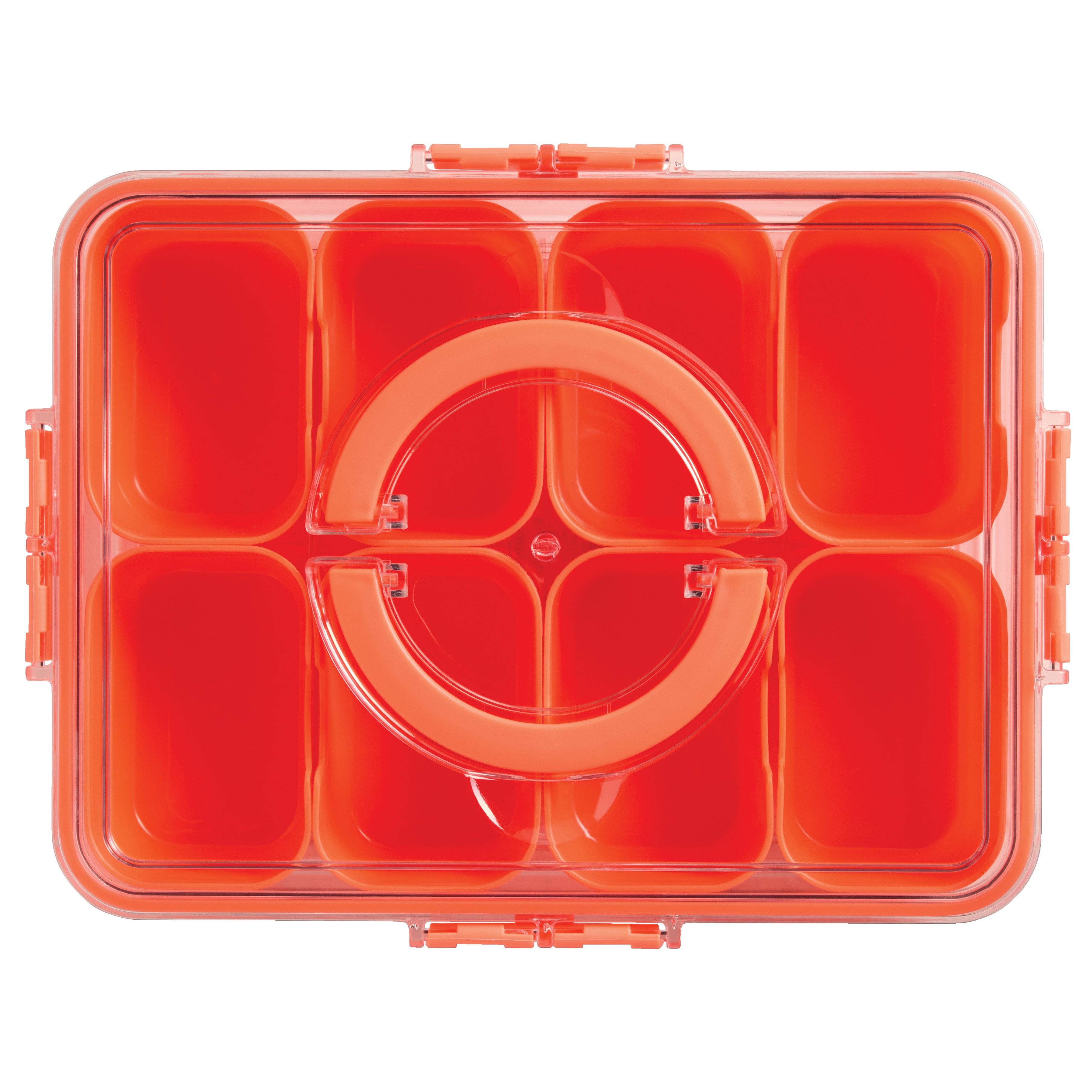 Winpex Eight Section Snack Box - Neon Orange - Shop Food storage