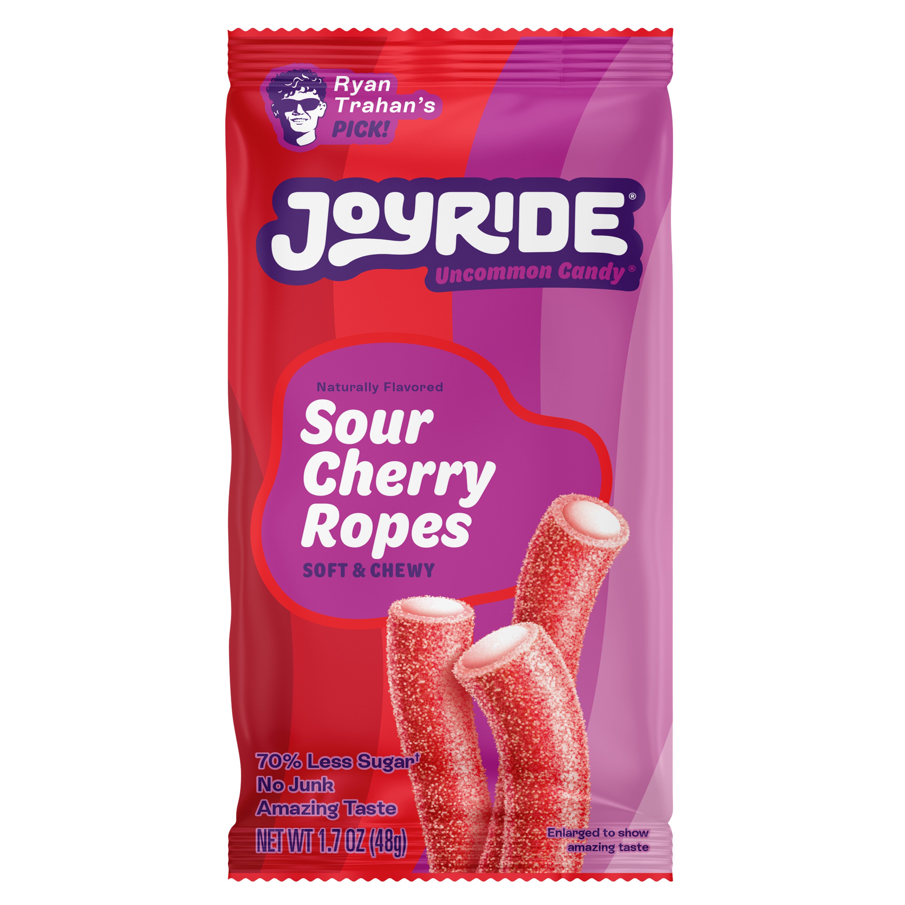 Joyride Sour Cherry Ropes Valentine's Candy - Shop Candy at H-E-B