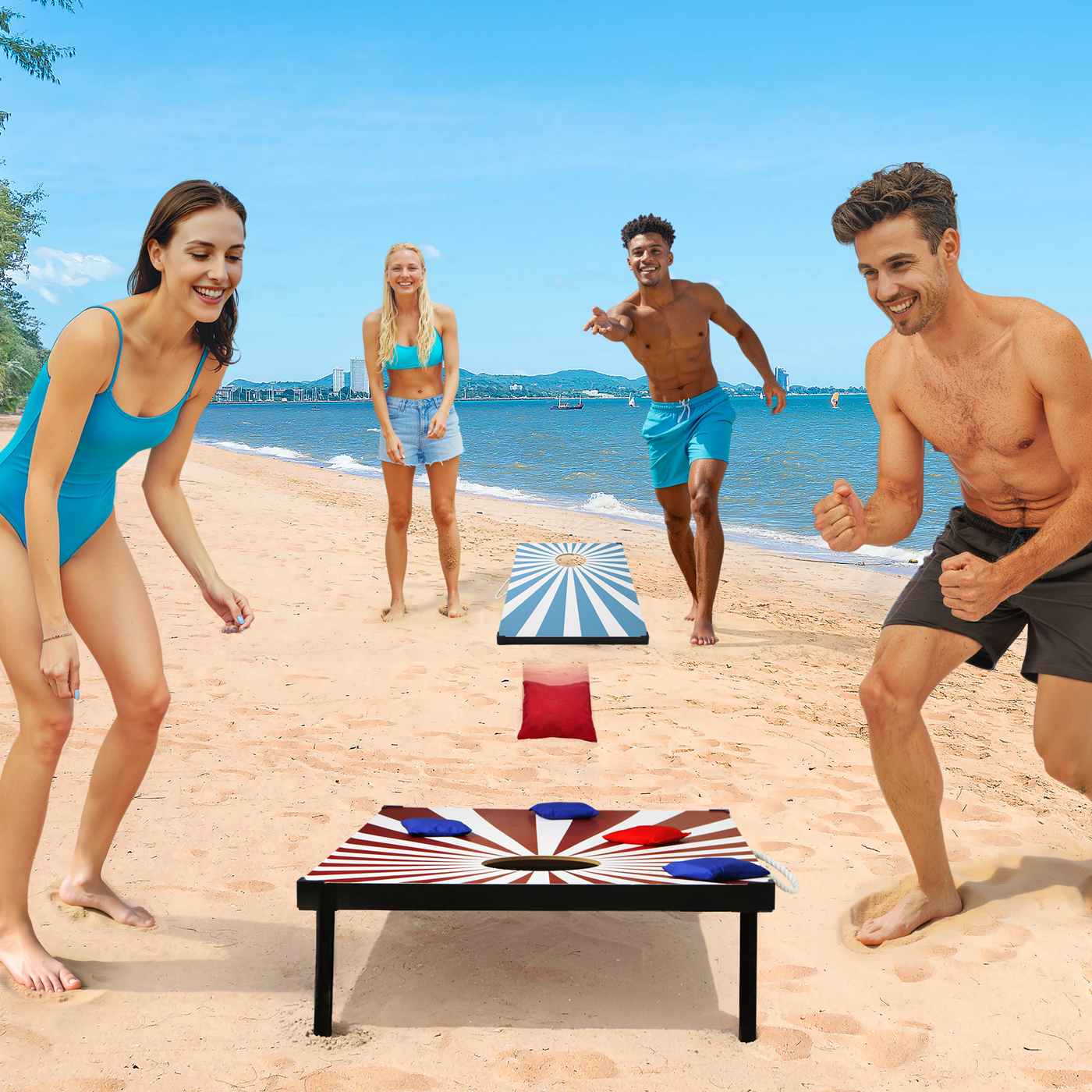 So! Summer Classic Cornhole Game Set; image 9 of 10