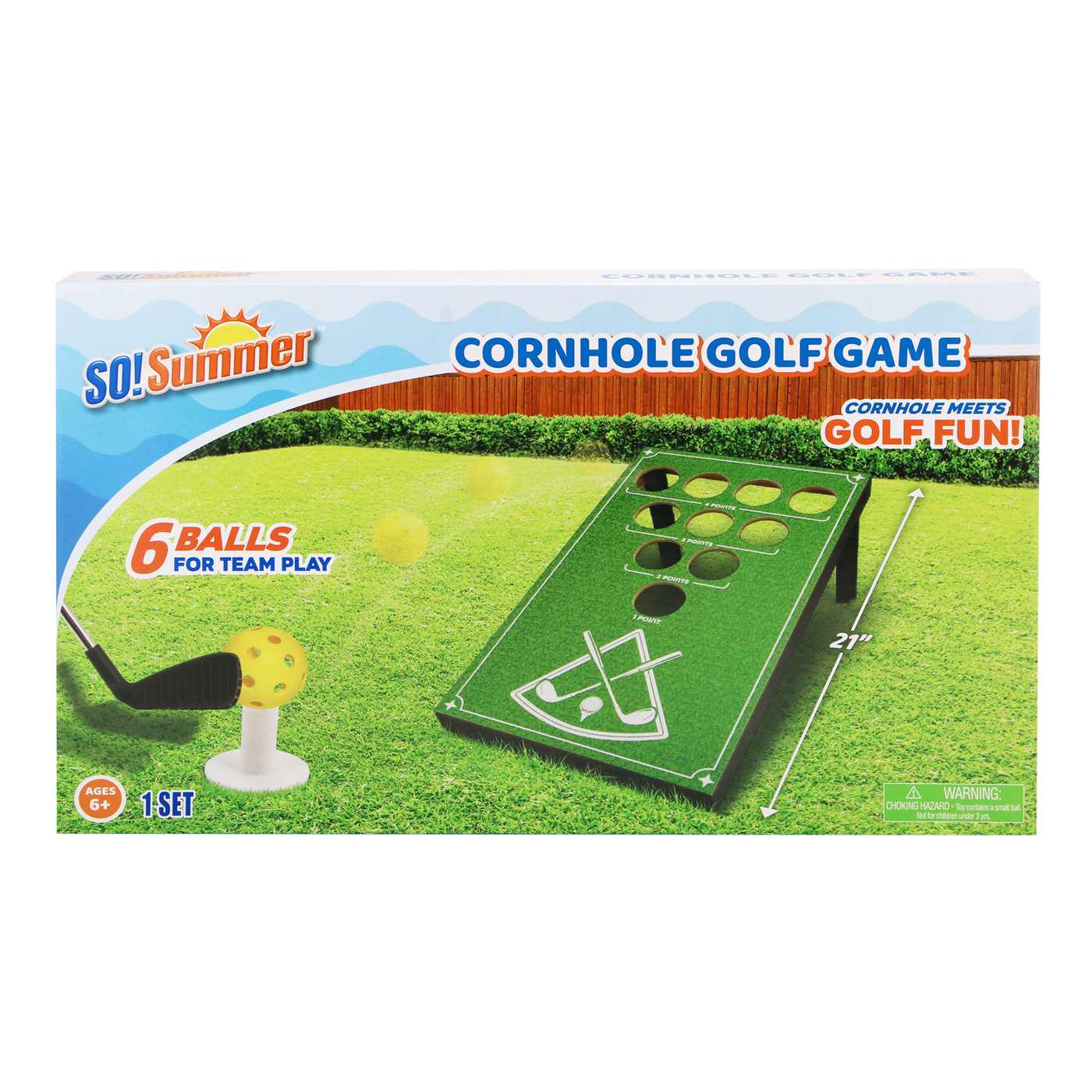 So! Summer Cornhole Golf Game Set; image 6 of 9
