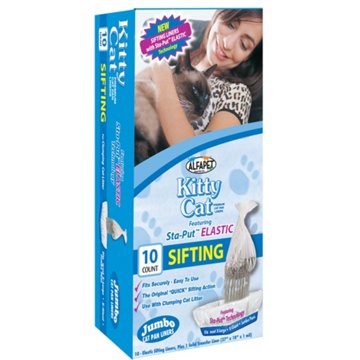 Alfapet Kitty Cat Jumbo Staput Elastic Sifting Cat Pan Liners