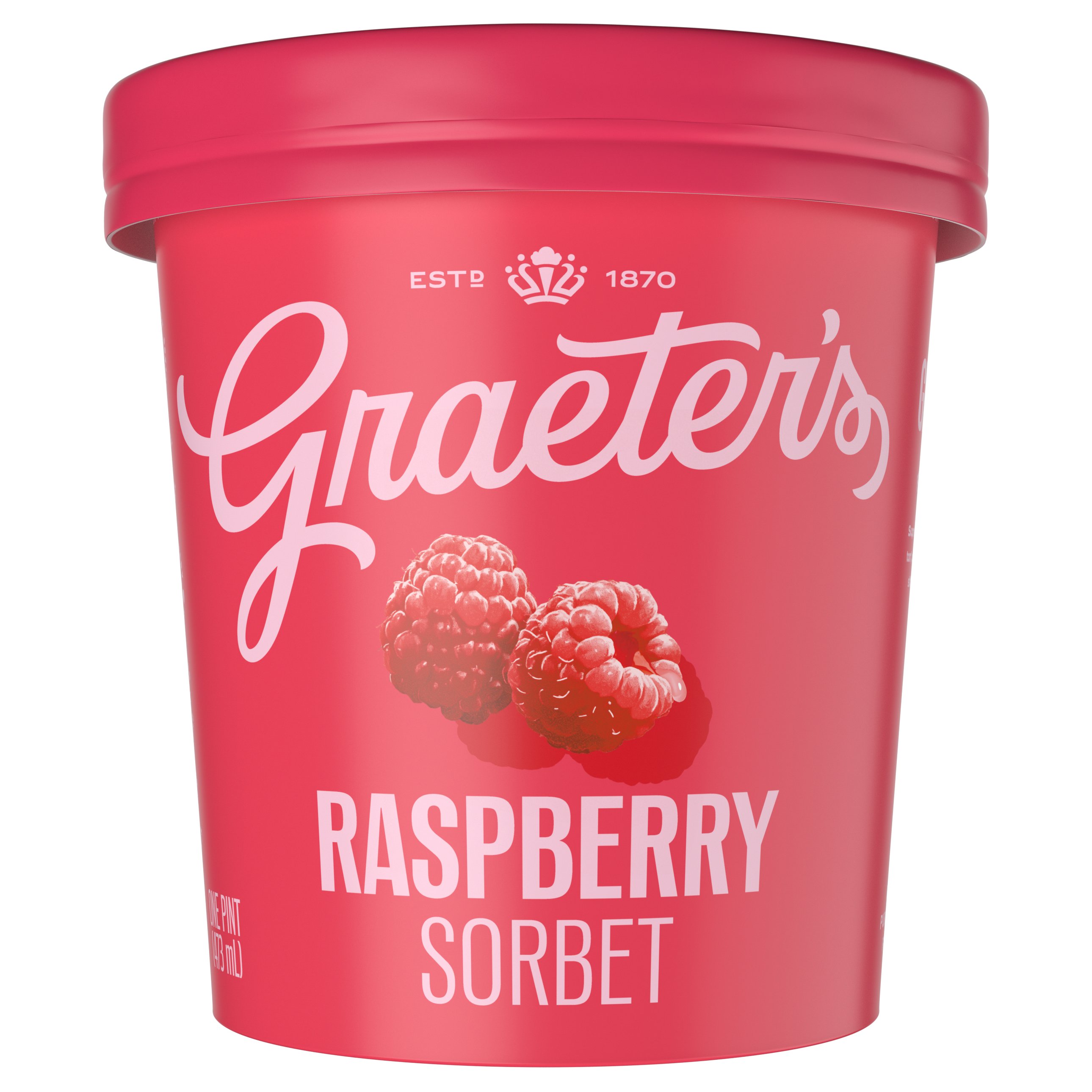 Graeter's Raspberry Sorbet, 1 pt | Central Market - Really Into Food