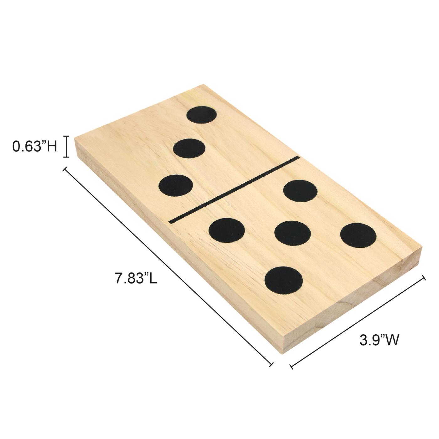 So Summer Jumbo Wooden Dominoes Set; image 4 of 8