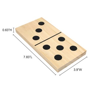 So Summer Jumbo Wooden Dominoes Set