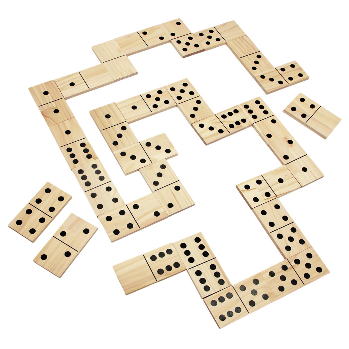 So Summer Jumbo Wooden Dominoes Set; image 7 of 8