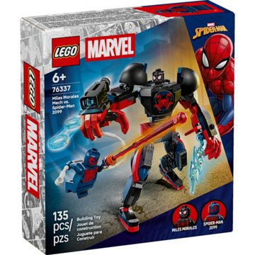 LEGO Super Heroes Miles Morales Mech vs. Spider-Man 2099 Building Set, 135 pc