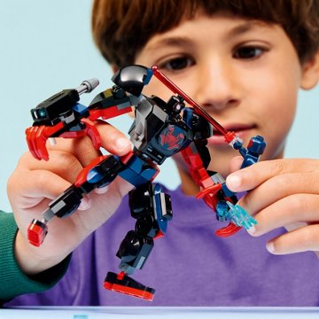 LEGO Super Heroes Miles Morales Mech vs. Spider-Man 2099 Building Set, 135 pc