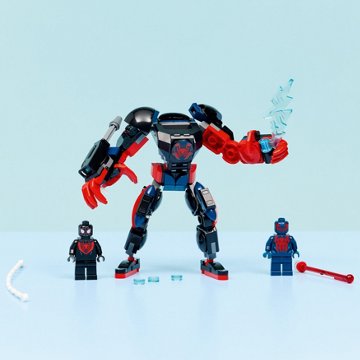 LEGO Super Heroes Miles Morales Mech vs. Spider-Man 2099 Building Set, 135 pc