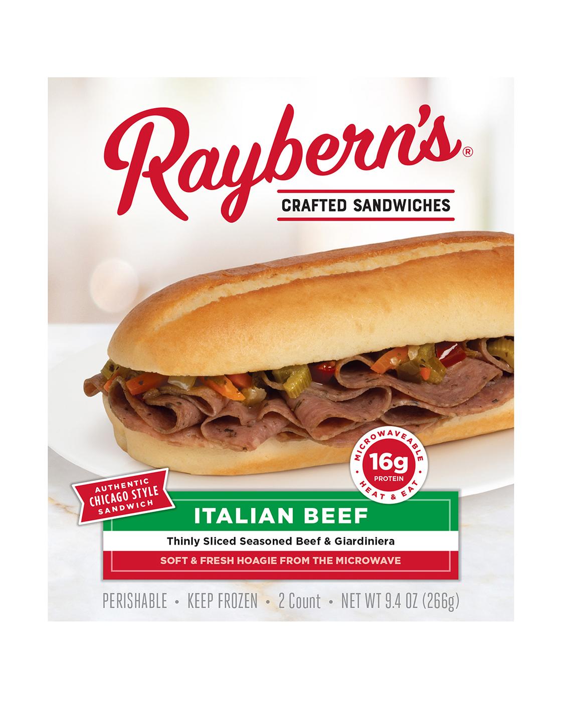 Raybern's Italian Beef Hoagies; image 1 of 7