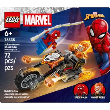 LEGO Super Heroes Spider-Man vs. Ghost Rider Motorcycle Building Set, 72 pc