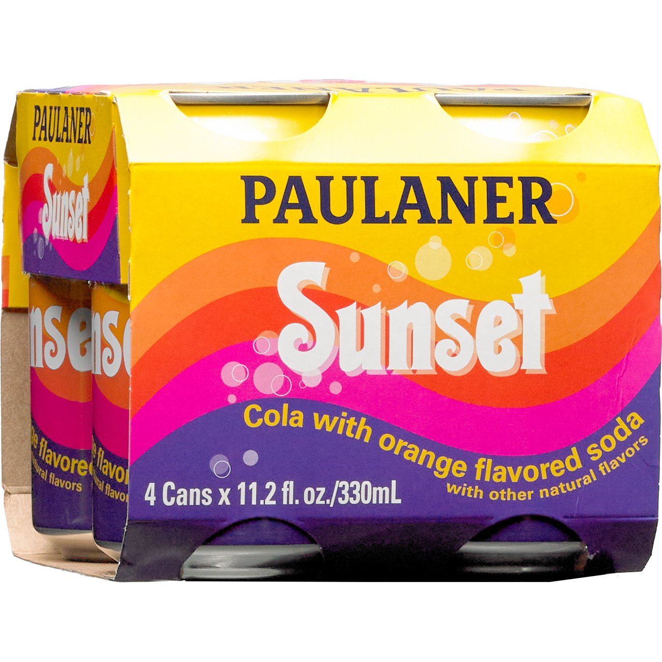 Paulaner Sunset Cola with Orange Flavored Soda 4 pk Cans, 11.2 oz