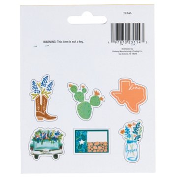 Destination Holiday Texas Stickers, 24 ct