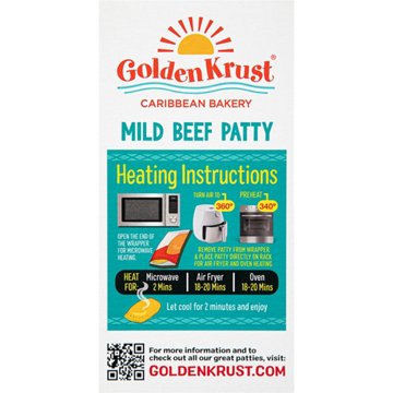 Golden Krust Mild Beef Patty Empanadas, 2 ct
