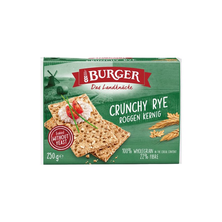 Burger Crunchy Rye Crackers, 8.8 oz | Central Market - Really Into Food