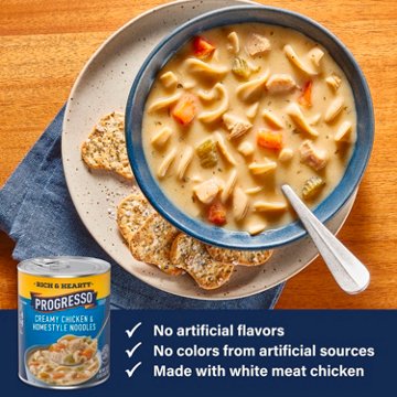 Progresso Creamy Chicken & Homestyle Noodles Soup