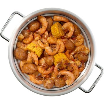 Bayou Boil House by H-E-B Frozen Wild Caught Gulf Shrimp Seafood Boil Kit, 34 oz