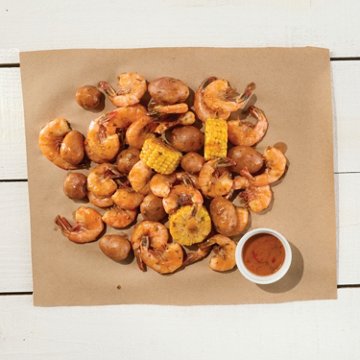 Bayou Boil House by H-E-B Frozen Wild Caught Gulf Shrimp Seafood Boil Kit, 34 oz