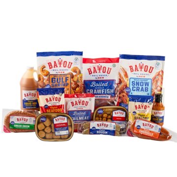 Bayou Boil House by H-E-B Frozen Wild Caught Gulf Shrimp Seafood Boil Kit, 34 oz