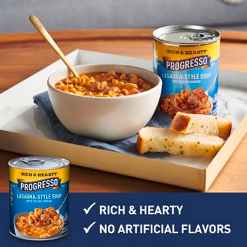 Progresso Lasagna-Style Soup with Italian Sausage
