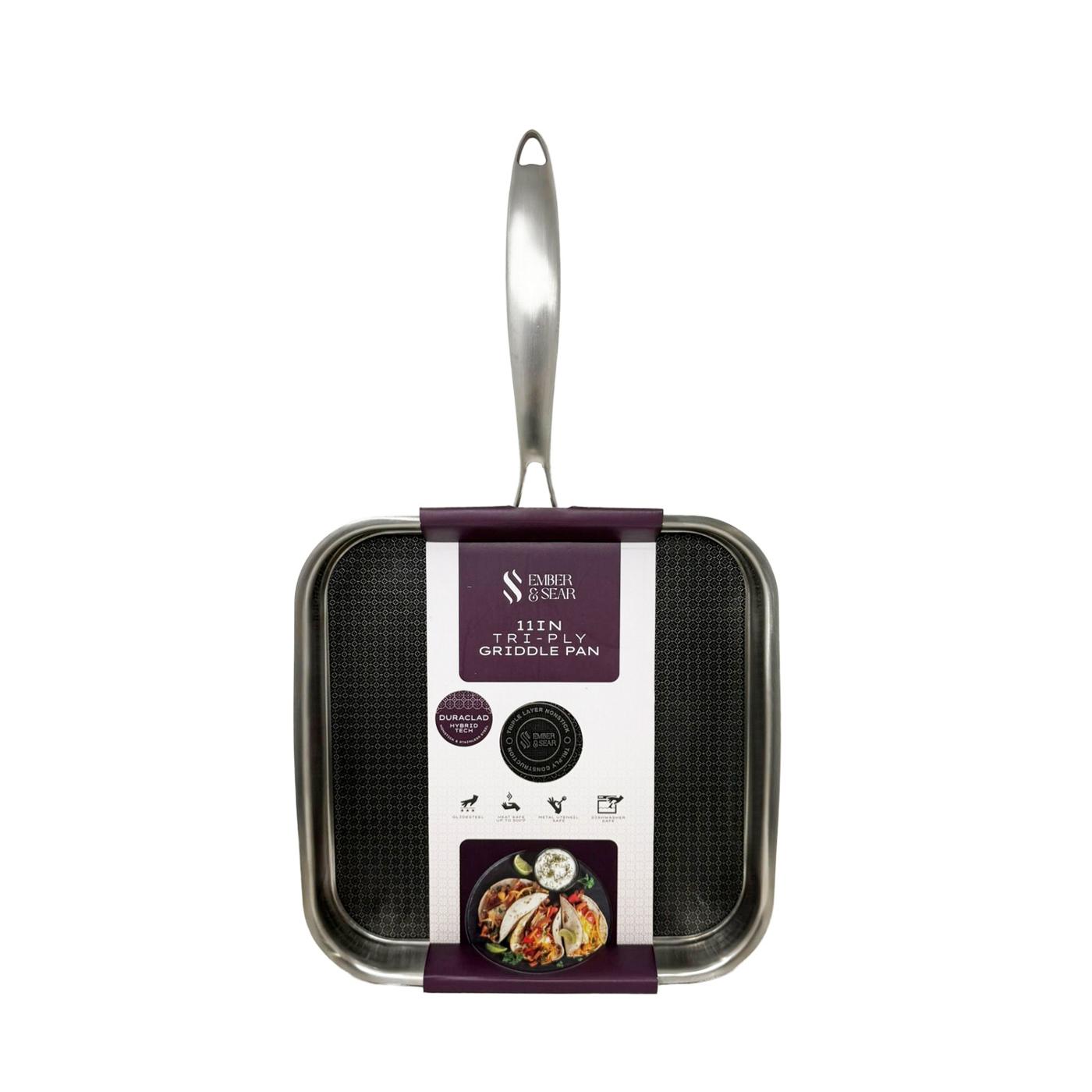 Ember & Sear Tri-Ply Stainless Steel Griddle; image 1 of 2